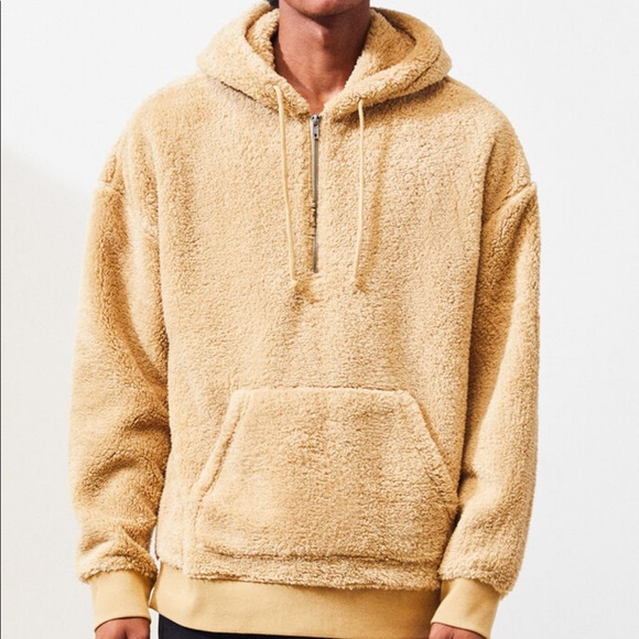 oversized half zip sweatshirt